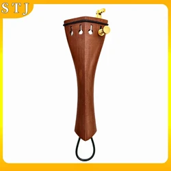 1pcs Violin Fiddle 4/4 Tailpieces, Top grade jujube wood Tail Piece With Fine Tuners+Nylon Tailgut Tailcord