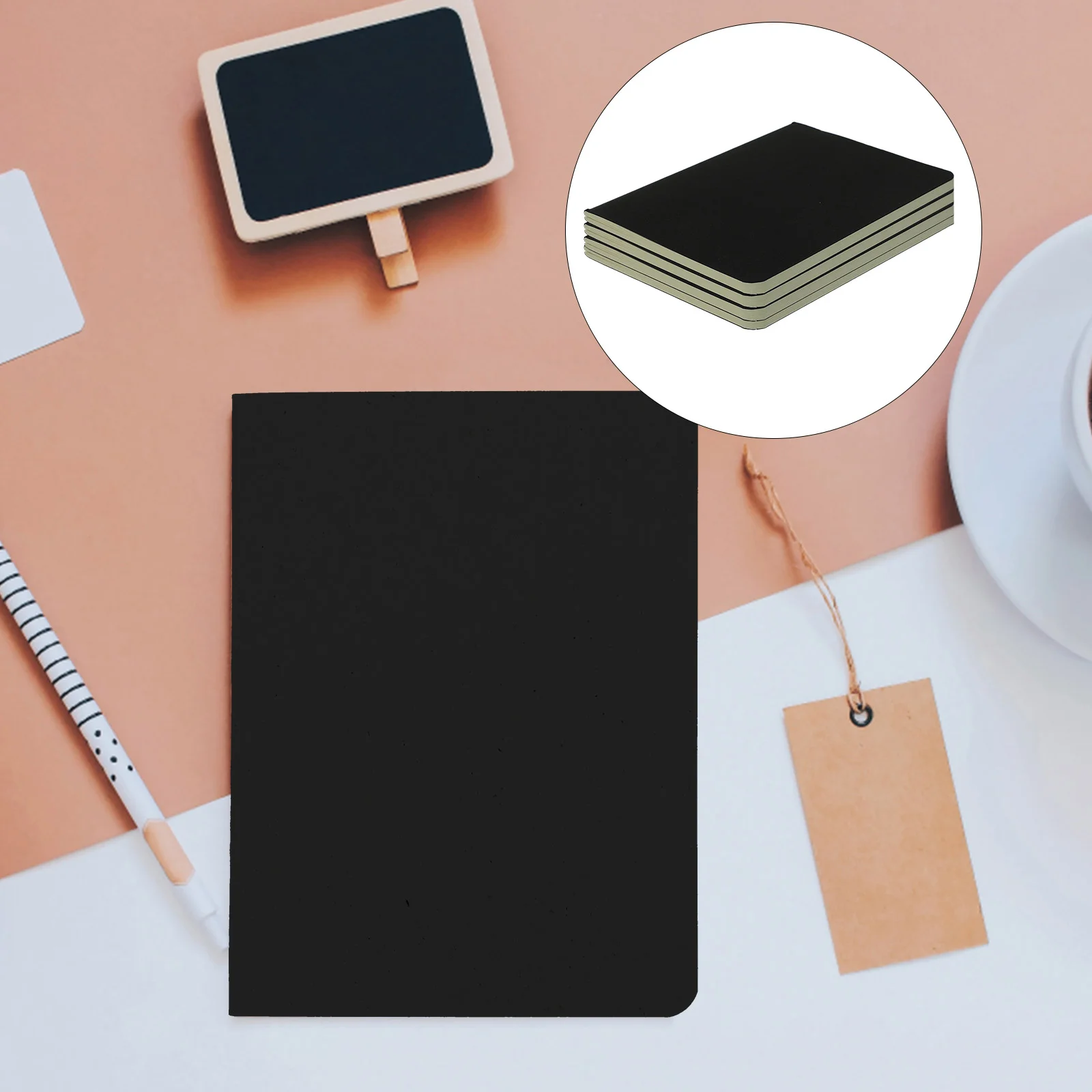 

4 Pcs Sketch Book Blank Notepad Sketchbook Graffiti Hardcover Sketchbooks Travel