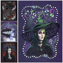 

Witches,vampires,succubus Mysterious dark art poster prints Witchcraft magic element wall art home decoration canvas painting