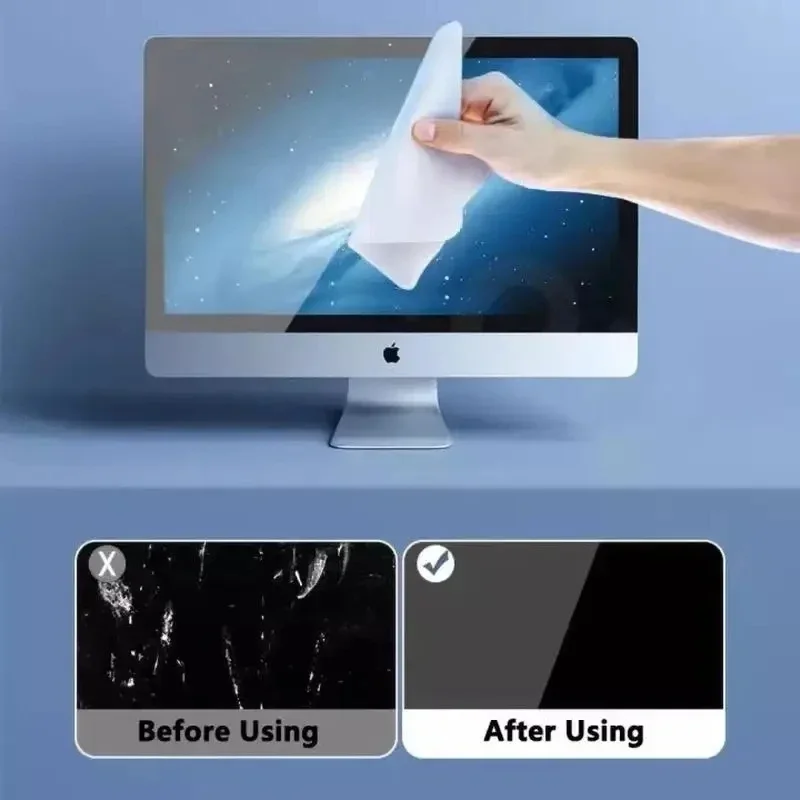 Cleaning Cloth Screen Polishing Cloth for Apple IPhone IPad Watch PC Flat Computer Screen 1:1 Soft Microfiber Wipe