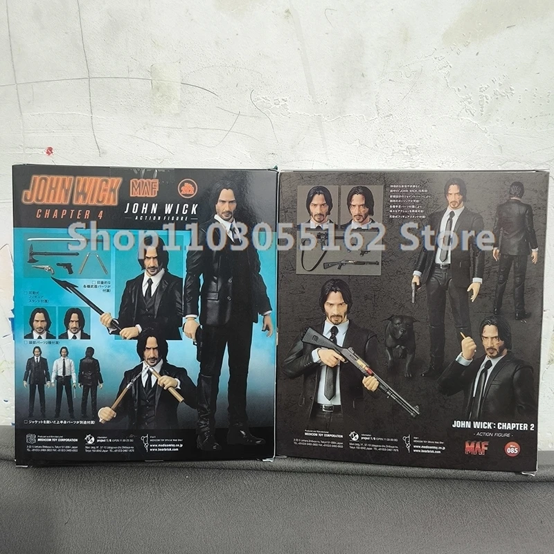 Mafex 085 JOHN WICK Chapter 2 with Dog Figure Chapter 4Mafex