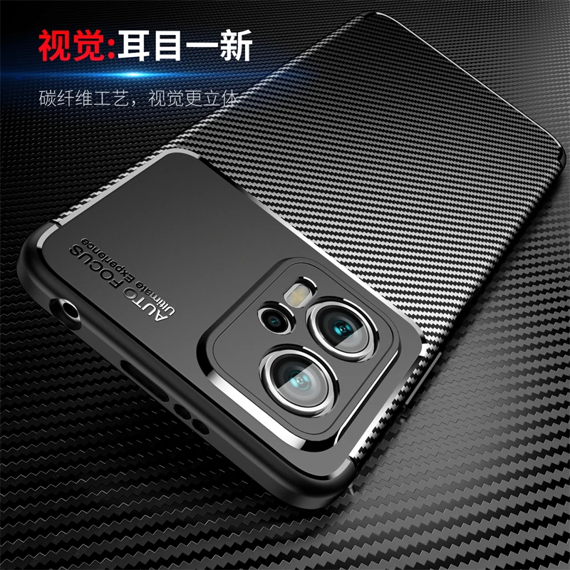 

Чехол для Xiaomi POCO X4 GT, Силиконовый ТПУ чехол для POCO X4 GT M4 Pro F4, защитный чехол из углеродного волокна для POCO X4 GT, чехол