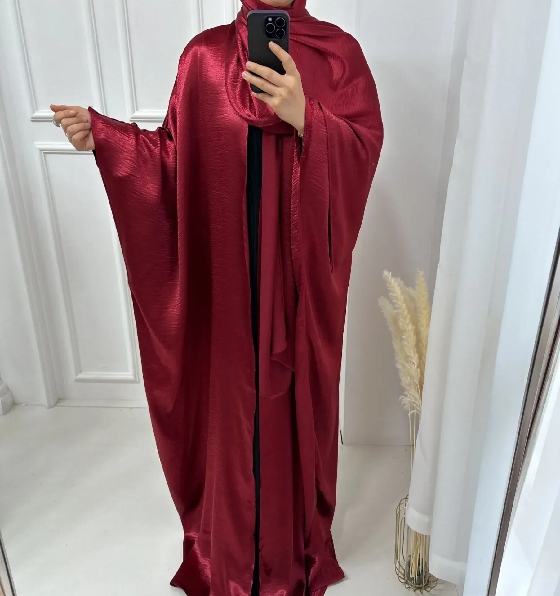 Morocco Party Dress Muslim Abaya for Women Kimono Long Bat Sleeve Caftan Dubai Abayas Turkey Kaftan Robe Vestidos Islam Clothing