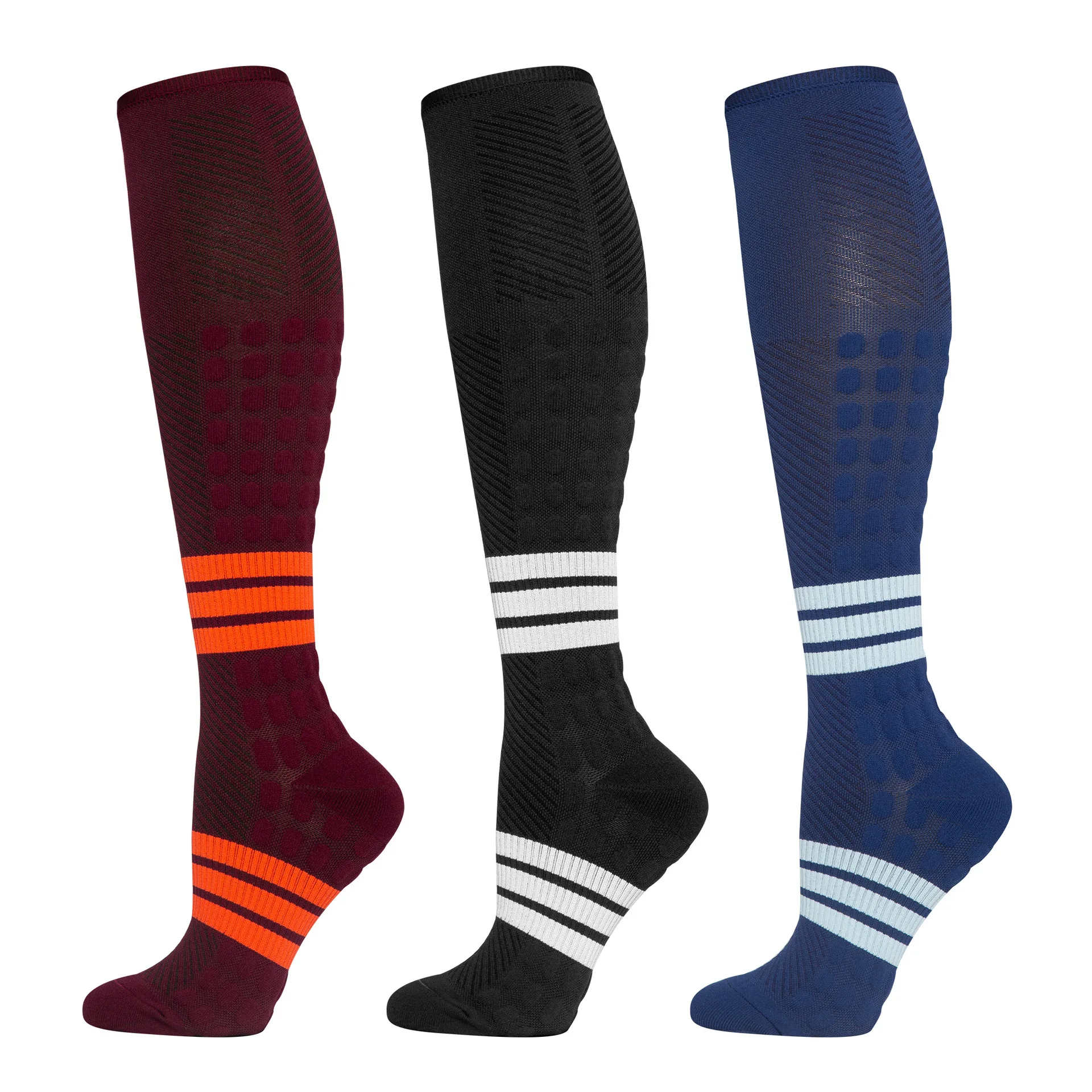 Long leg compression socks marathon running football basketball training fitness socks distance running sports stress men women