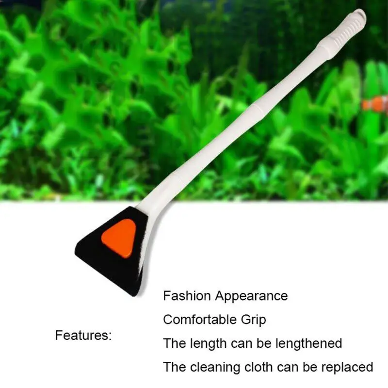 Removable And Retractable Fish Tank Brush Aquarium Cleaning Maintenance Tools Supplies Can Be