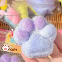Funny Gift Squeeze Toy Squeeze Cat Paw Toys Sticky Abreact Decompressing Pinching Cat Paw Soft Relief Relax Toys 1