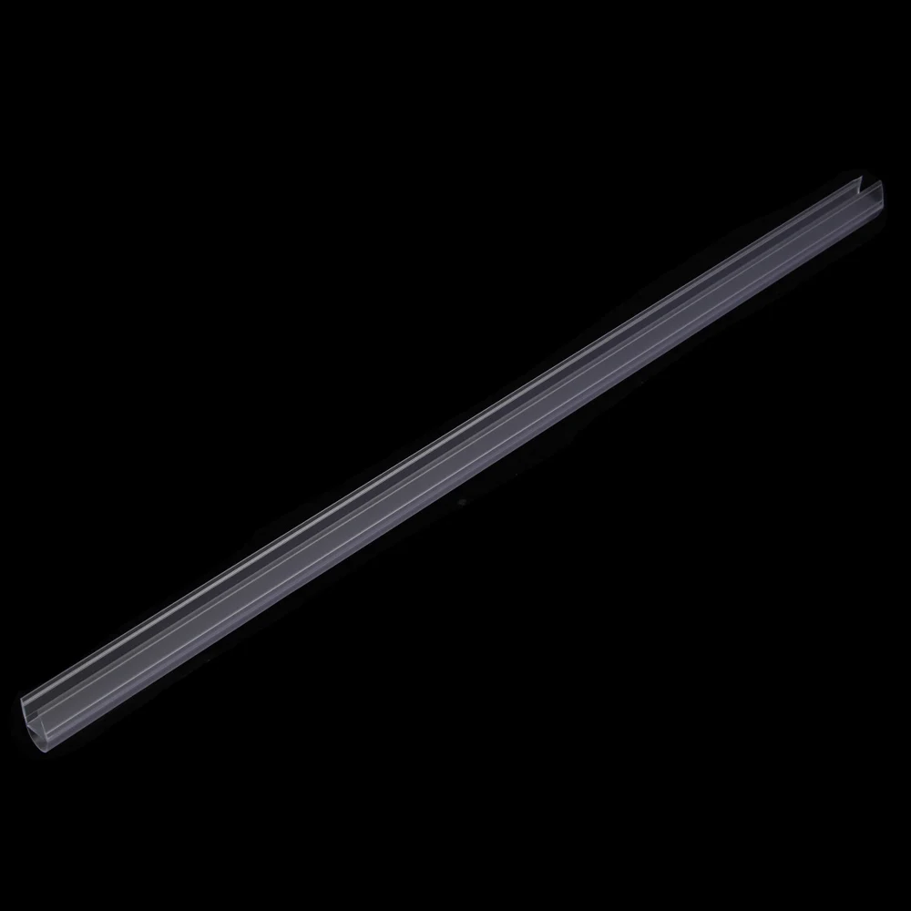 4mm-12mm PVC Sealing Strips Bathroom Glass Door Weatherstrip Window Seal Water Baffle Rubber Bath Screen Hardware