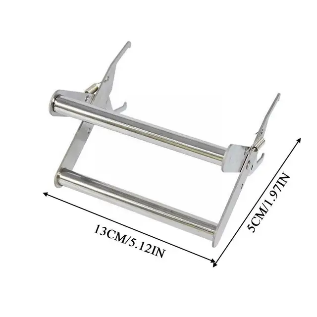 Rozsdamentes Acél Méh Kaptár Keretkapcs Tartó Doboz Méhsejt -Emelő Markolat Rögzítő Méhészeti Berendezések Lép V0H7 - Image 6