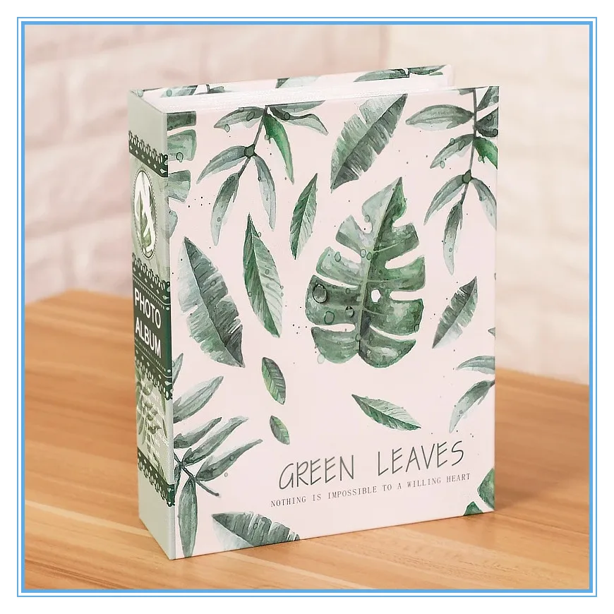 Photo Album Art Photo Album Slip in Case with 100 Pockets 6 X 4 Inch Family Friends Memories