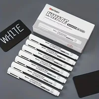 2/3/5pcs White Paint Markers Waterproof Rubber Permanent 1.0mm Marker Pen Car Tyre Tread Environmental Tire Painting Graffti 1