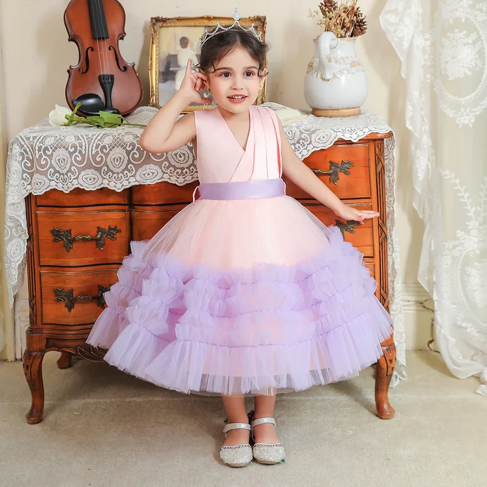 Cream silvery romper baby girl dress, special sewing girl dress, birthday  dress, photo shoot dress, girl B