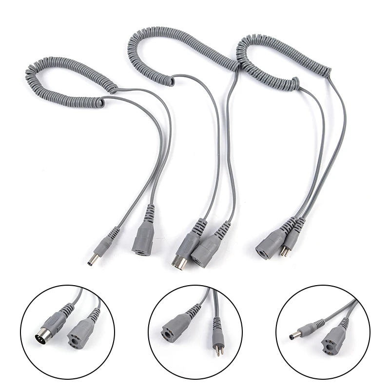 DC/5PIN/3PIN Electric Nail Drill Handpiece Cord Power Cable For Electric Nail Drill Gray Handle Rope Strong Machine Accessory