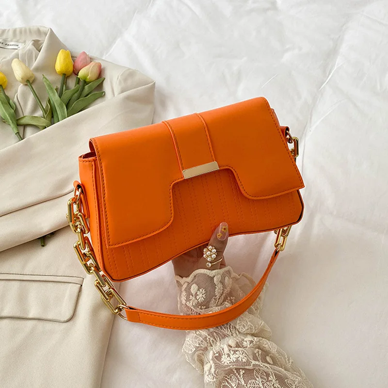 الاكريليك سلسلة حقيبة الكتف للنساء ، حقائب السيدات ، عادية ، الصلبة ، بولي Leather الجلود ، أكياس تحت الإبط ، الاستخدام اليومي ، والأزياء