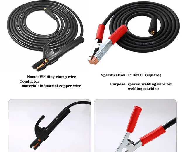 Ground Clamp For Welder Welding Ground Clamp 300A ARC Mig Welder Ground Earth Clamp Copper Grip Welding Cable