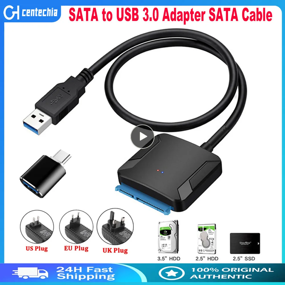 SATA To USB 3.0 / 2.0 Cable Up To 5 Gbps For 2.5 Inch External HDD SSD Hard Drive SATA 3 22 Pin Adapter USB 3.0 To Sata III Cord - AliExpress
