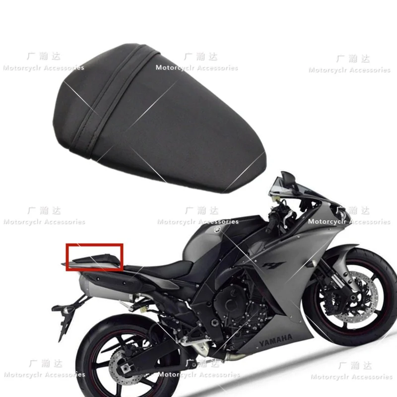 

Motorcycle Passenger Rear Seat Pillion Cushion Pad Fit For YZF1000 R1 09-10-11-12-13