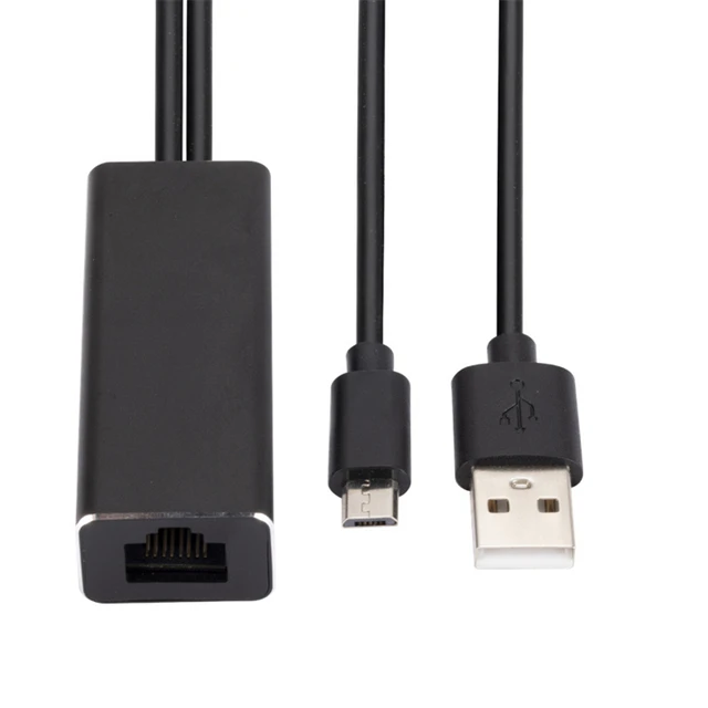 ELECTOP-adaptador Ethernet de tarjeta de red USB, enrutador de interruptor,  Micro a 100M, 4K Fire TV Stick - AliExpress