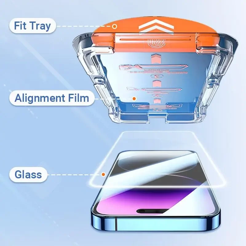 Ultra-Clear Easy Install Tempered Glass Screen Protector with Anti-Scratch Technology