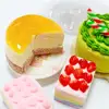 New 1/6 Simulate Mini Dollhouse Miniature RainbowCake Chocolate Cake Matcha Cake Pretend Food Mini Cake for Blyth OB11 BJD dolls 6