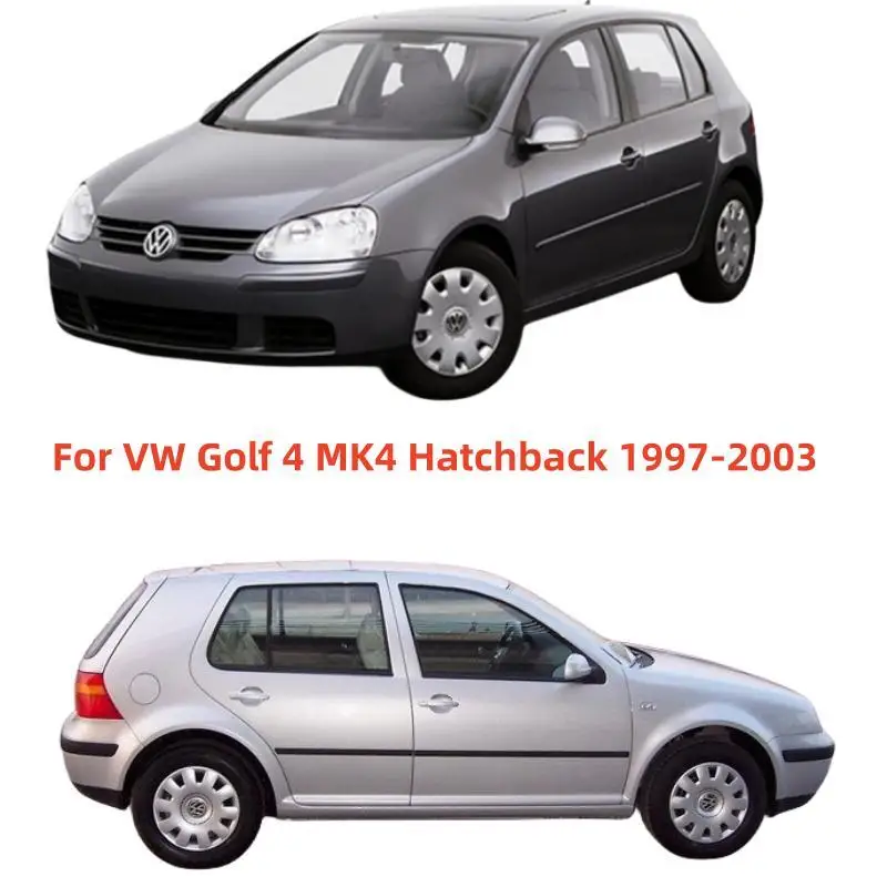 VW Golf 4 MK4 Hatchback 1997-2003 Cars Window Visors Rain Guard Vent Wind Deflector Weathershield Moulding Trim car window visor car window deflectors