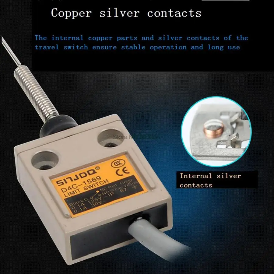 Interruptor de limite D4C-1521 D4C-1520 D4C-1502 selado