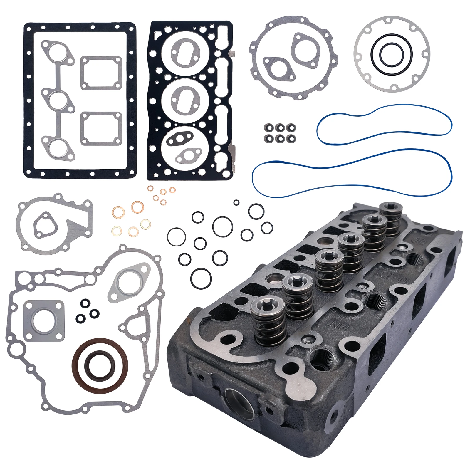 Para kubota d1105 cabeça do cilindro 16032-03040 para kubota kx41 mini peças de reparo do motor diesel da máquina escavadora d1105