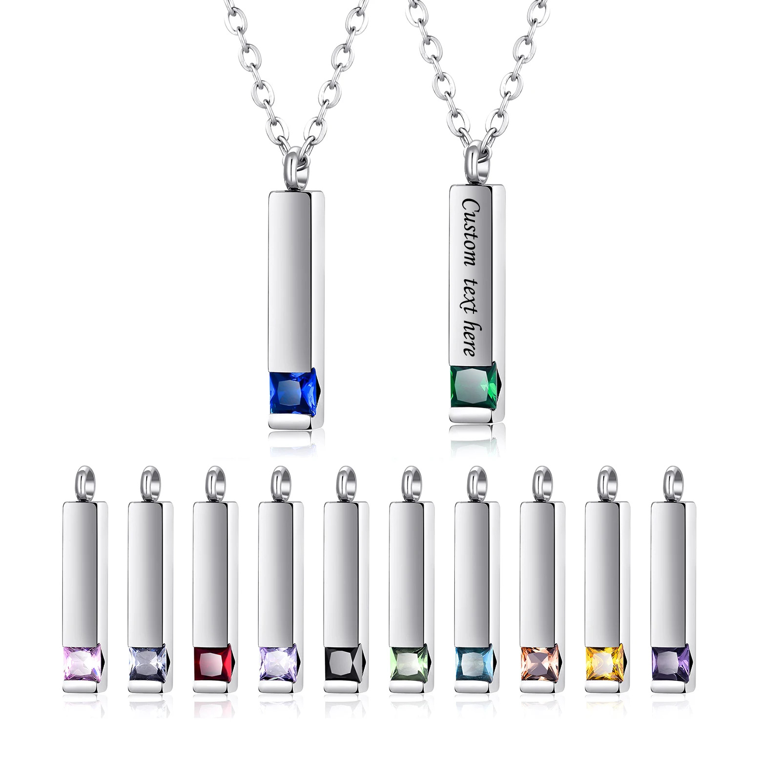 Urn Necklace Ashes Stainless Steel Cremation Jewelry Ashes