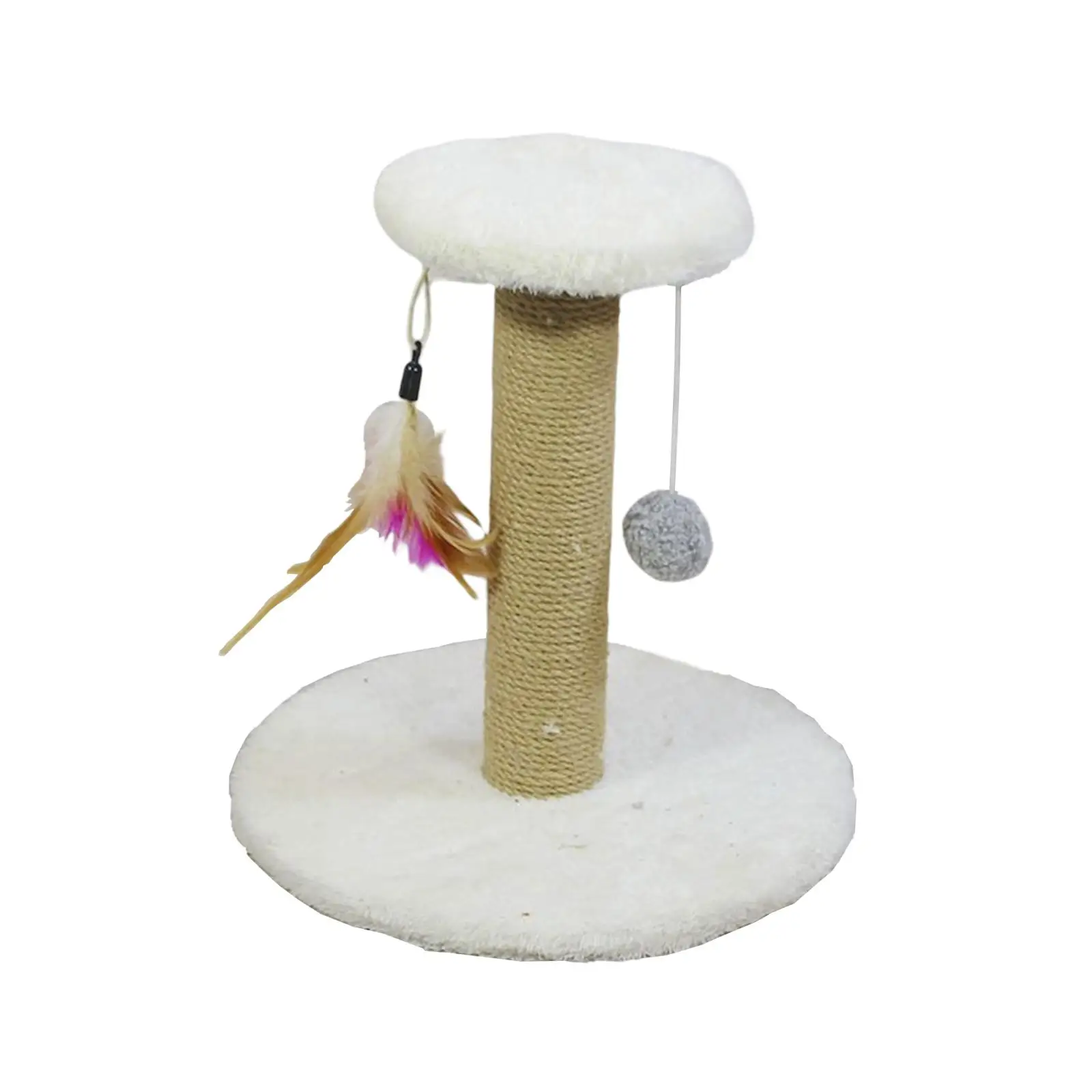 Cat Scratching Post Premium Sisal Rope Scratcher Scratch Post Protecting Your Furniture Durable Climbing for Small Cats Kittens Cat Scratching Post Premium Sisal Rope Scratcher Scratch Post Protecting Your Furniture Durable Climbing for Small Cats Kittens