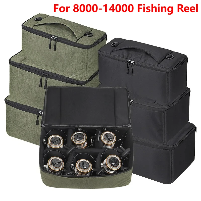 Grand sac pour moulinets de pêche 8000-14000 - Étui de rangement pour moulinets spinning et drop shot
