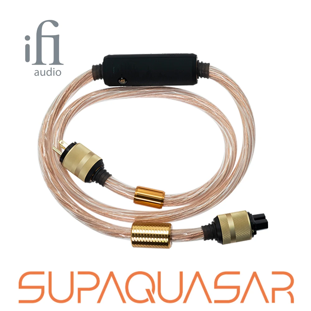 

IFI SupaQuasar Power Cable Audio Active Noise Cancellation 2 Technology Active Power Cable Balanced HIFI Concurrent Shielding