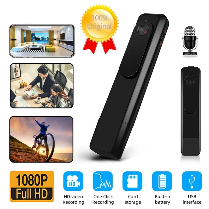 2025styloPortablechaudcaméracorpscaméra1080PFHDvidéoenregistreurvocalPortablestylod