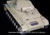 1/16 Heng Long Plastic German IV F Static Tank Model 3858 without Gearbox Radio Toys Gift 4
