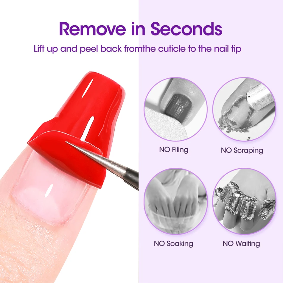 15ML Peel Off Base Gel Transpare No Need Remover Nail Tips Glue Gel Peelable Base Coat For Practice Beginner CHUNSHU