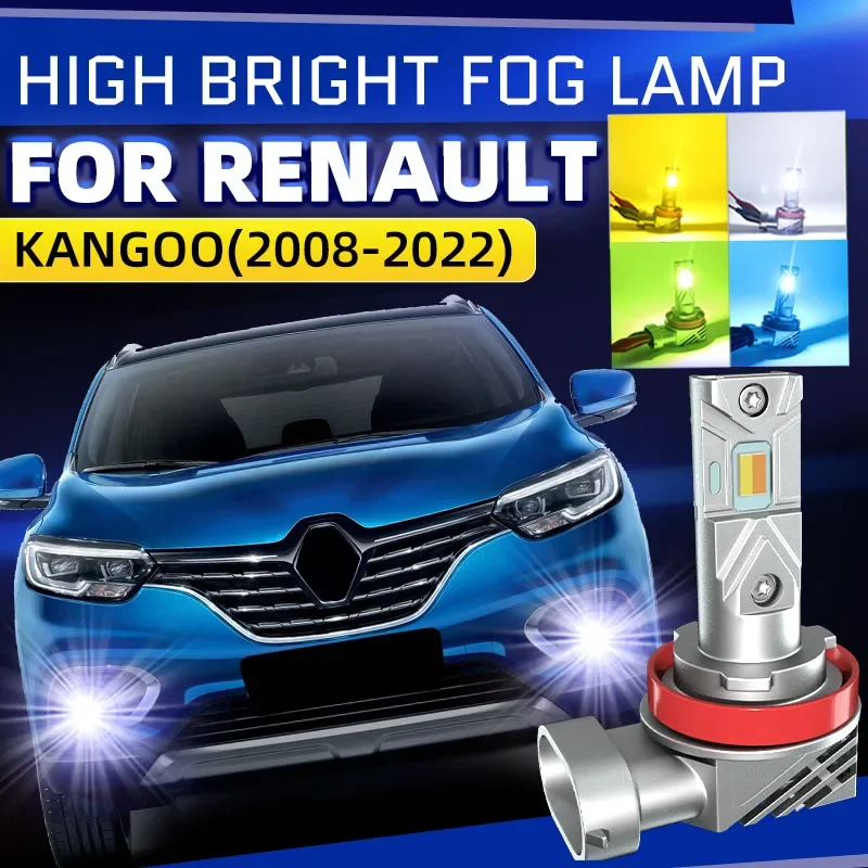 2 Lampadine Per Fendinebbia Anteriori A Led Per Auto Da 2 Pezzi Switchback Bianco Giallo Per Renault Kadjar Ha Hl Kangoo Grand Kangoo Bebop Express
