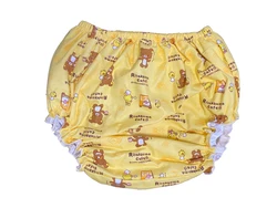 Haian Adult Incontinence Pull-on PVC & Print Cotton Flannel Pants#PM003-3