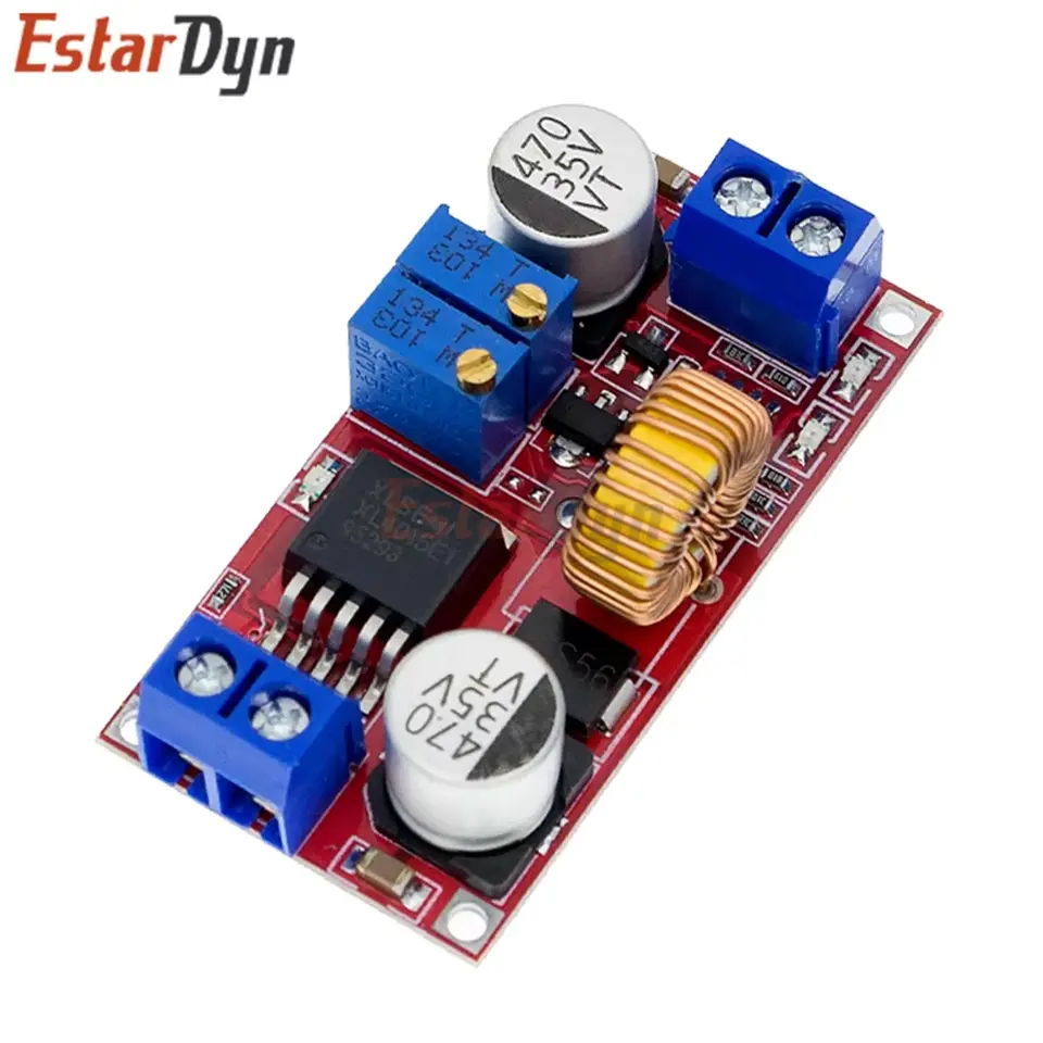 XL4015E1 5A CC/CV Buck Converter 4-38V to 1.25-36V with Display for Lithium Charger, LED Driver, DIY Power Supply image 4
