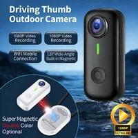 Caméra de sport magnétique 1080P caméra corporelle 2.4g sans fil Wifi moto Mini Action corps vidéo Vlog caméras casque enregistrement 4