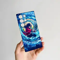 Giyu Tomioka Anime Shockproof Soft Phone Case - Samsung A54 (Black1)