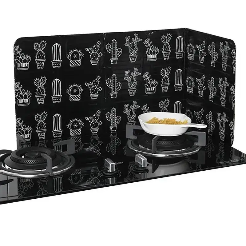 Foldable Kitchen Screen Oil Splash Guard Frying Cooking Shield Guard Wall Tile Protector