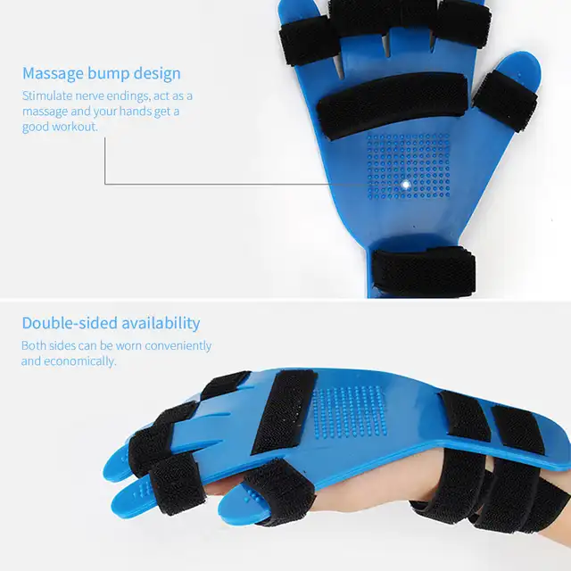 Adjustable Hand Wrist Finger Orthotics Extended Fingerboard for Stroke Hemiplegia Hand Splint Training Support Finger Protection 5