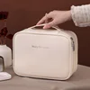PU Large Capacity Tote Makeup Bag Portable Travel Organizer Tolietry Cosmetic Storage Bag Luxury Women Double Layer Pouch 6