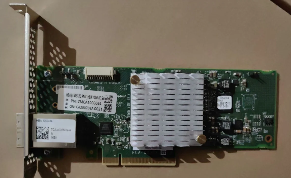 

Карта контроллера хранилища 1000-8e HBA 6G SAS 12G PCI-e 3,0x8, полный профиль