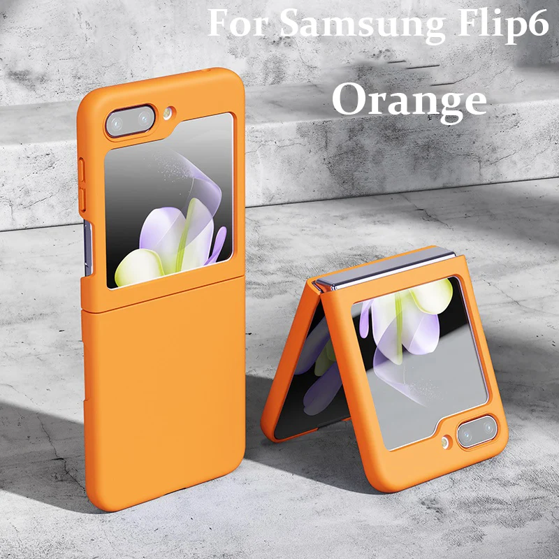 Elegant Shockproof Anti-Scratch Flip Phone Case with Skin Feel Finish