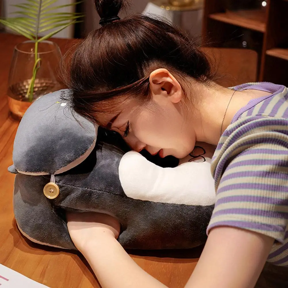 

Soft Lumbar Pillow Plush Toy Cozy Touch Office Rest Pillow Travel Headrest Neck Support Cushion Plush Pillow Nap Pillow