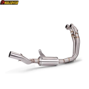For Aprilia RS 660 for Aprilia Tuono 660 2021-2024 Motorcycle Exhaust System Header Connect ID:51mm Exhaust Muffler Escape Pot