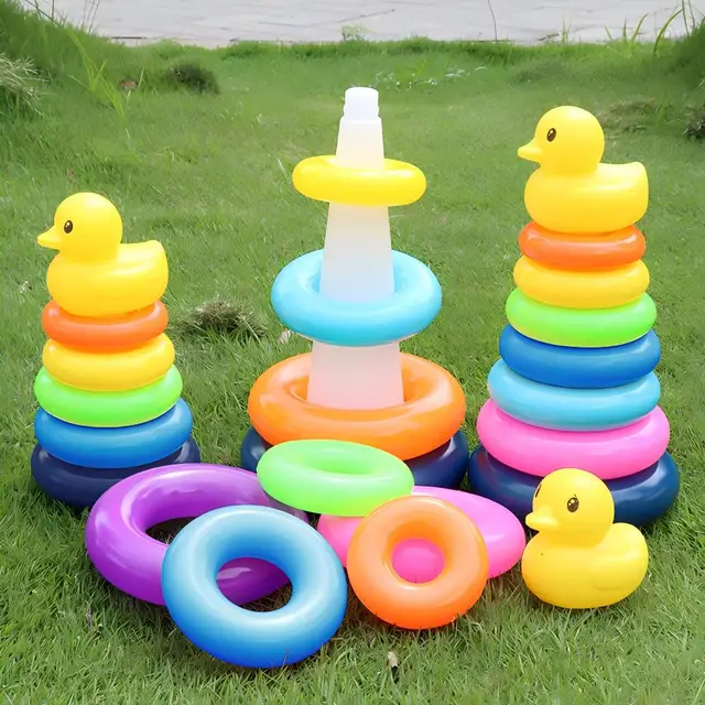 Jouet Montessori pour bébé, tour à boule roulante, jeux éducatifs pour bébés, piste à empiler, jouets de développement pour bébé de 1 2 3 ans 4