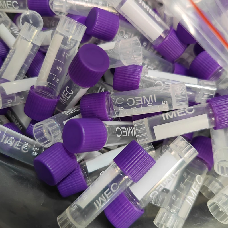 100pcs 1.8ml Laboratory CryoTube Cryopreservation Freezing Tubes Centrifuge Tube For Lab Analysis With Colorful Screw Cap centrifuge tube