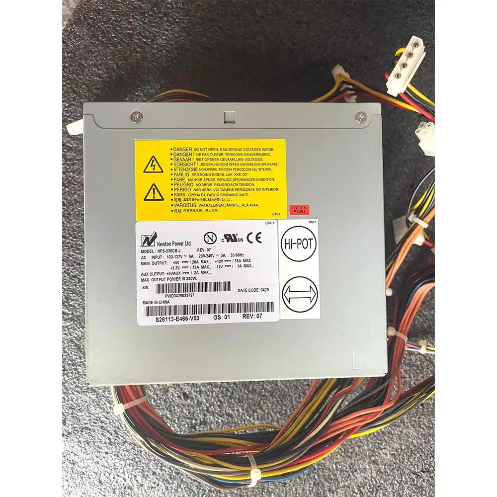 For Fujitsu S26113 E466 V50 Industrial C3600V Redundant Power Supply Industrial Control Computer Server Power Supply