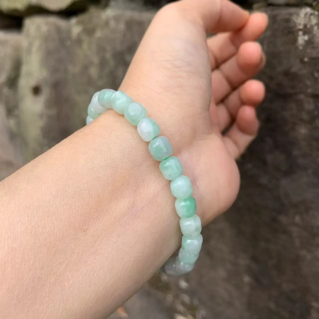 Braccialetto di giada naturale della birmania per le donne Myanmar giadeite verde vero accessorio regalo perline DROPSHIP JEWELRI FASHION