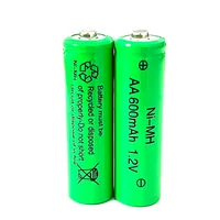 AA 1.2V 600mAh NI-MH Rechargeable Battery for Camera Microphone Flashlight Remote Control MP3/MP4 Player Electric Shaver 5